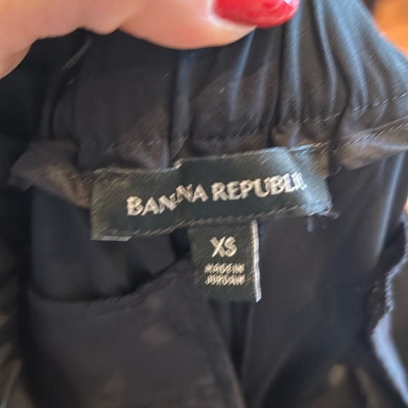 Banana Republic Trouser Everywhere pant Black XS Regular Length - Picture 4 of 7